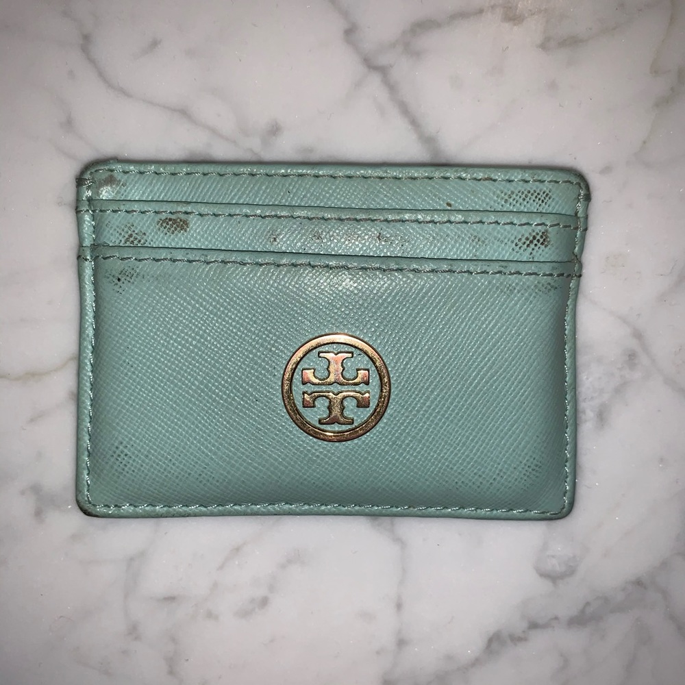 TORY BURCH Robinson Leather Card Case